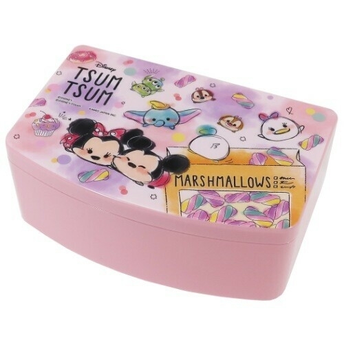 迪士尼 Tsum Tsum 日版 塑膠 開合 首飾盒 飾物盒 抽屜盒 鏡櫃 化妝鏡 收納盒 置物盒 米奇 美妮 (2020年款)