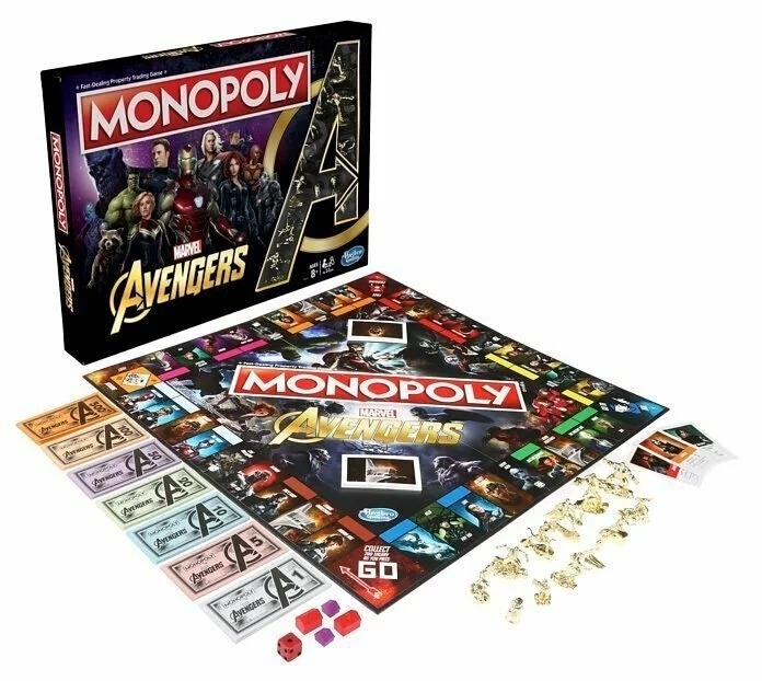 復仇者聯盟 The Avengers 益智 遊戲 大富翁 Monopoly 中英文版