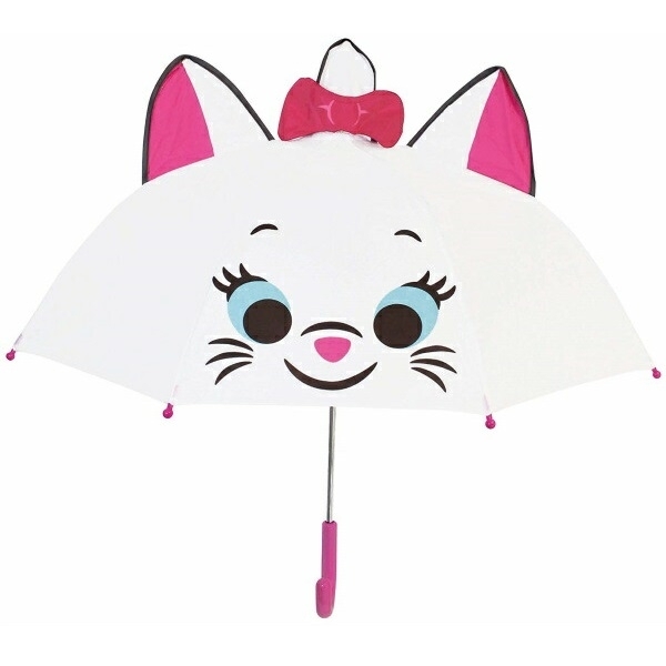 迪士尼 Disney Marie Cat 日版 耳朵 兒童 雨傘 小童 長遮 彎手柄 長傘 戶外 便攜 47cm 瑪麗貓 2021年款