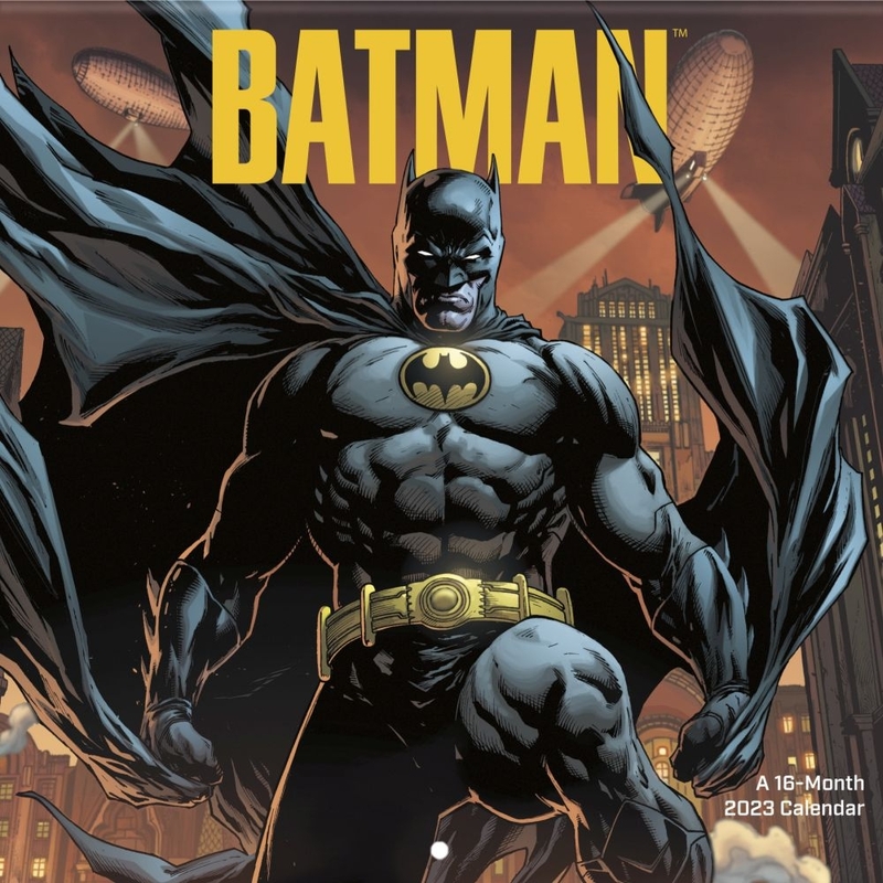 DC 蝙蝠俠 Batman 美版 家居 2023 12"x12" 壁掛 掛曆 掛牆 月曆 裝飾 日曆 年曆 (889542)