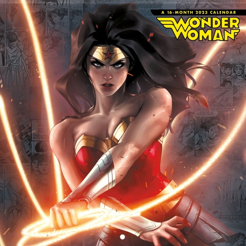 DC 神奇女俠 Wonder Woman 美版 家居 2023 12"x12" 壁掛 掛曆 掛牆 月曆 裝飾 日曆 年曆 神力女超人 (889818)