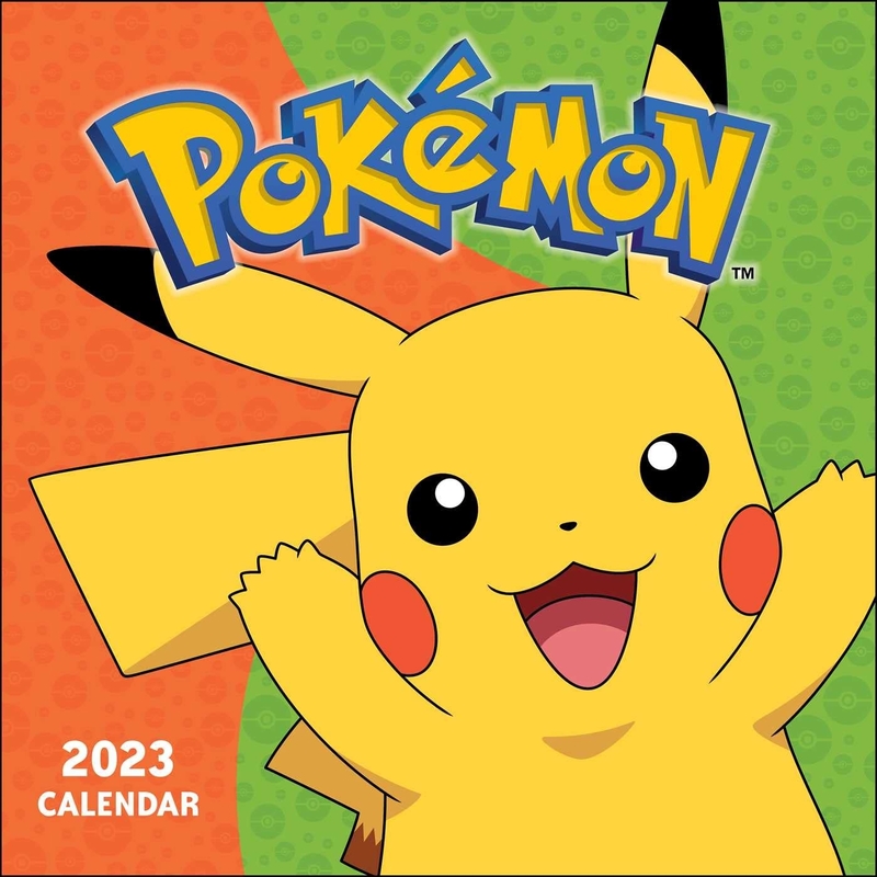 Pokémon 精靈寶可夢 美版 Pokemon 家居 2023 12"x12" 壁掛 掛曆 掛牆 月曆 裝飾 日曆 年曆 (762734)