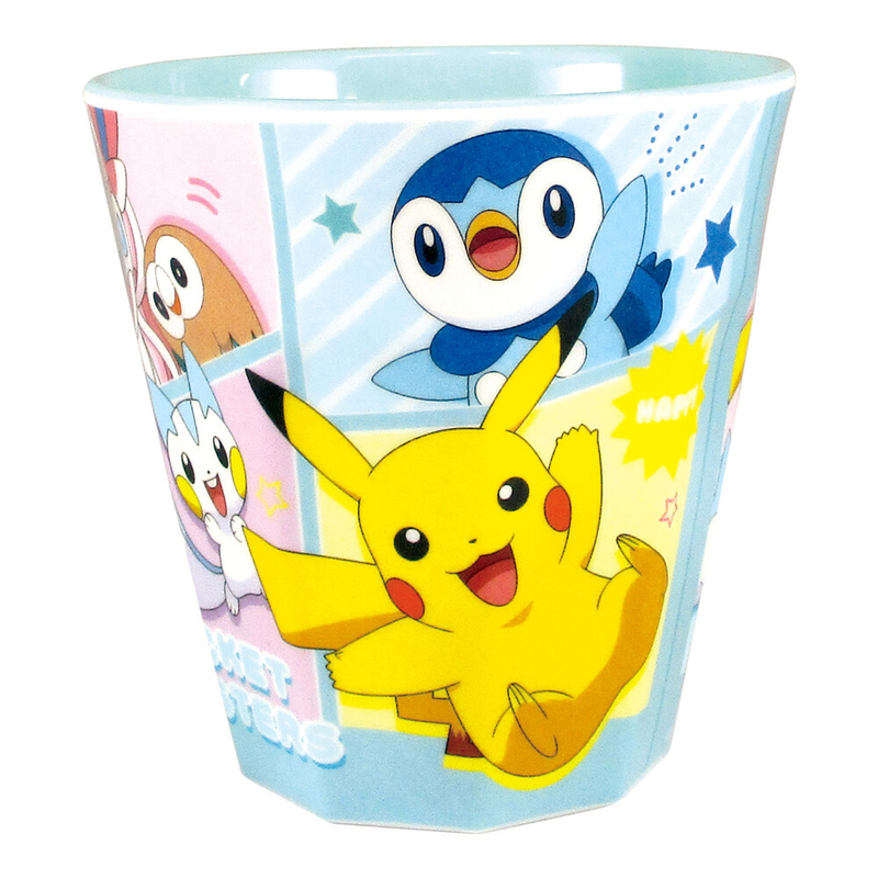 Pokémon 精靈寶可夢 日版 Pokemon 餐具 密胺杯 膠杯 水杯 270ml 耐摔 2022年 (歡樂)