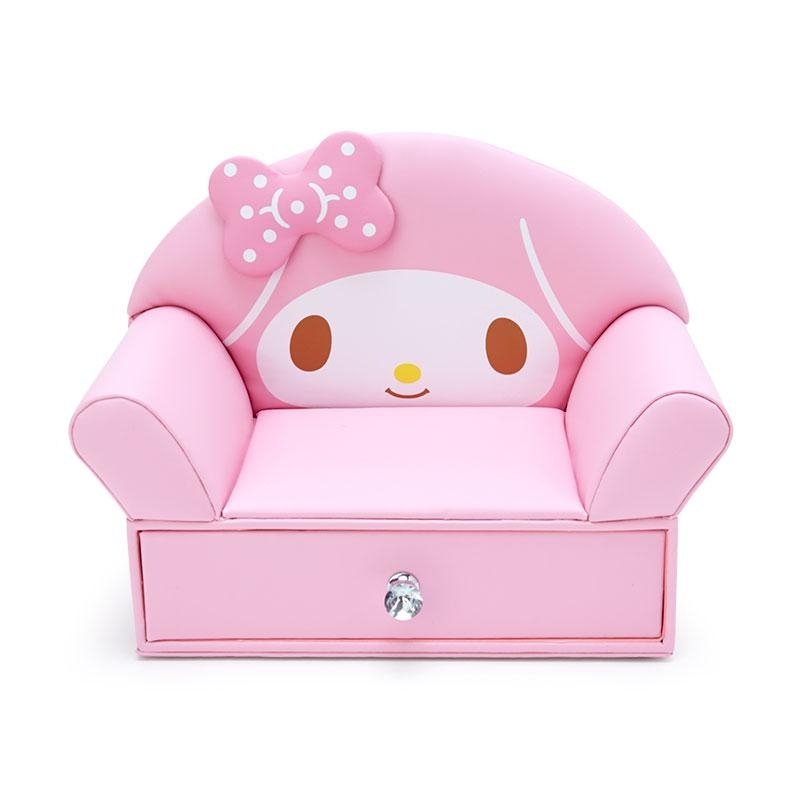 Japan Sanrio - My Melody 日版 桌上 迷你 sofa 小物盒 微型 擺設 梳化 沙發 飾物 收納 美樂蒂 2022年 (迷你傢俬系列)