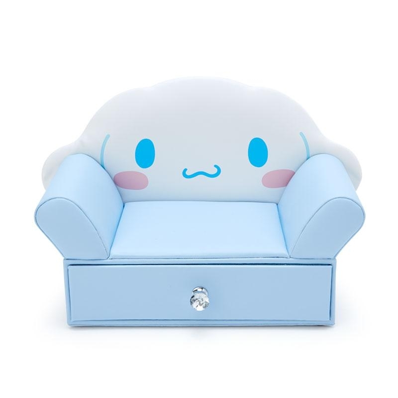Japan Sanrio - Cinnamoroll 玉桂狗 日版 桌上 迷你 sofa 小物盒 微型 擺設 梳化 沙發 飾物 收納 大耳狗 2022年 (迷你傢俬系列)