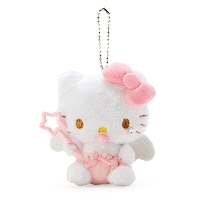 Japan Sanrio - Hello Kitty 日版 嬰兒 天使 造型 毛絨 公仔 鎖匙扣 BB 奶咀 鑰匙鍊 吊飾 掛件 凱蒂貓 吉蒂貓 2023年款
