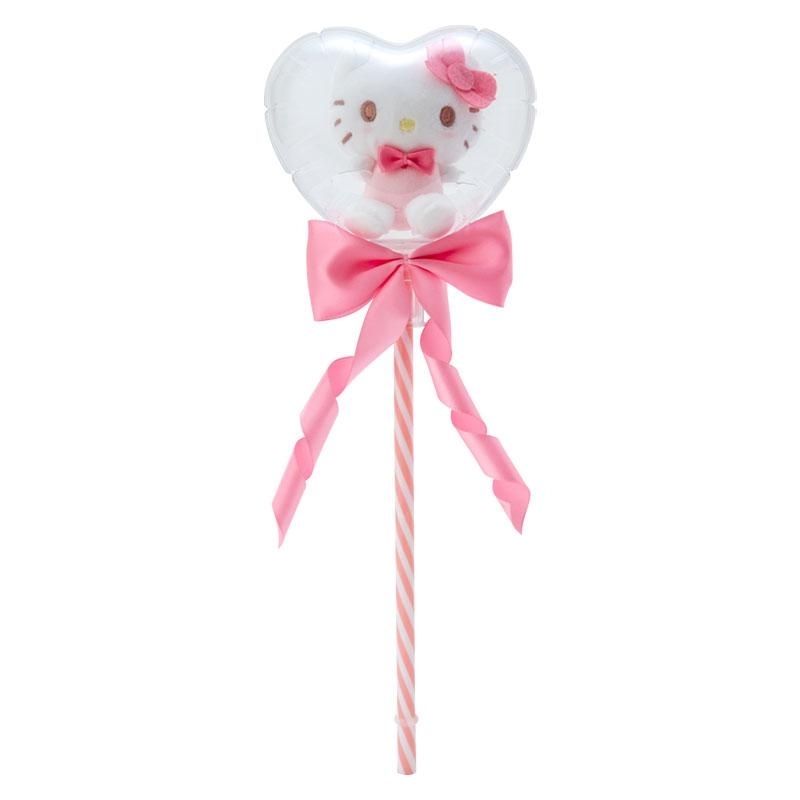 Japan Sanrio - Hello Kitty 日版 心形氣球棒 造型 毛絨 公仔 毛公仔 毛茸茸 娃娃 裝飾 拍照 玩偶 凱蒂貓 吉蒂貓 2023年