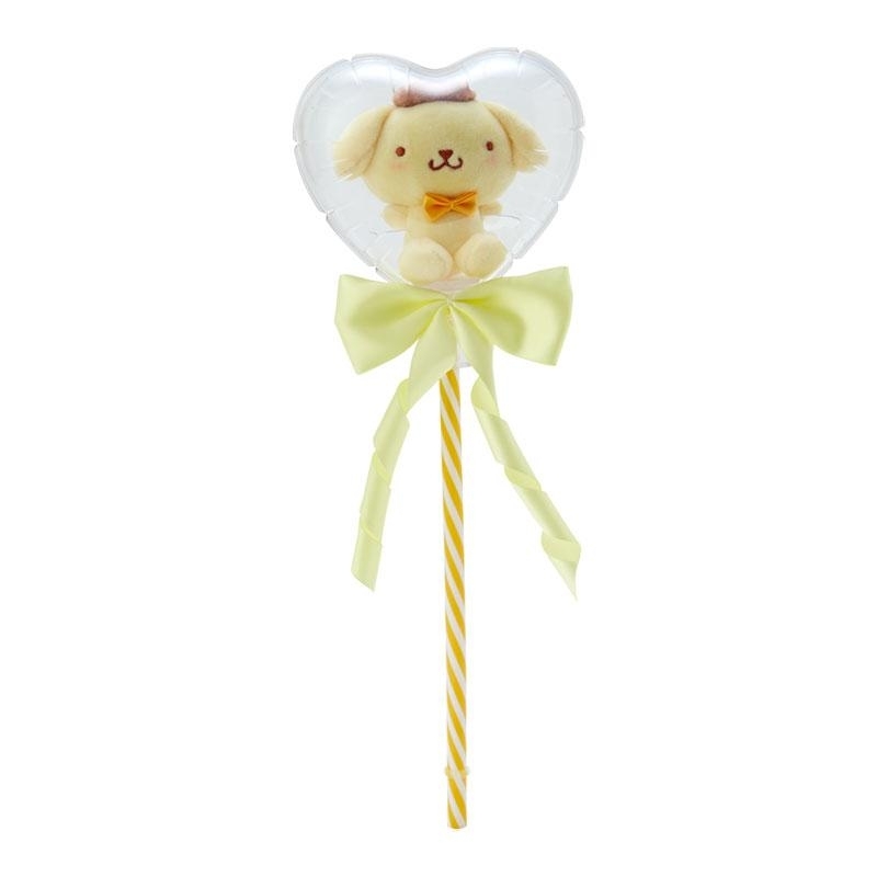 Japan Sanrio - Pompompurin 布甸狗 日版 心形氣球棒 造型 毛絨 公仔 毛公仔 毛茸茸 娃娃 裝飾 拍照 玩偶 布丁狗 2023年