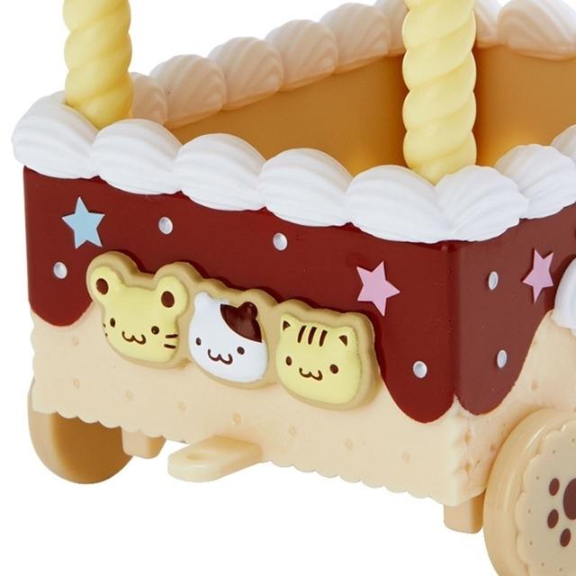 Japan Sanrio - Pompompurin 布甸狗 日版 可接駁式 蛋糕火車身造型 小物 飾物 收納盒 收納兜 擺設 布丁狗 2022 (Sweets Motif 系列)