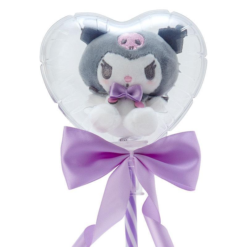 Japan Sanrio - Kuromi 日版 心形氣球棒 造型 毛絨 公仔 毛公仔 毛茸茸 娃娃 裝飾 拍照 玩偶 酷洛米 庫洛米 可羅米 2023年